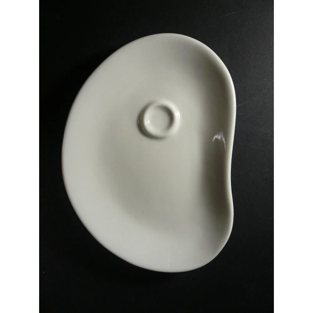 Starbucks At Home Collection 2004 Kidney Shape Plate Snack Lunch Dessert